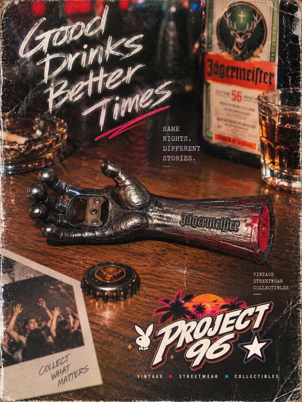 Jagermeister Zombie Magnetic Bottle Opener Severed Bloody Hand